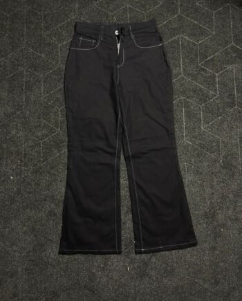 Black Bootcut Vintage Low Flare Jeans