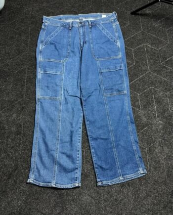 Ultra Wide Leg Blue Denim