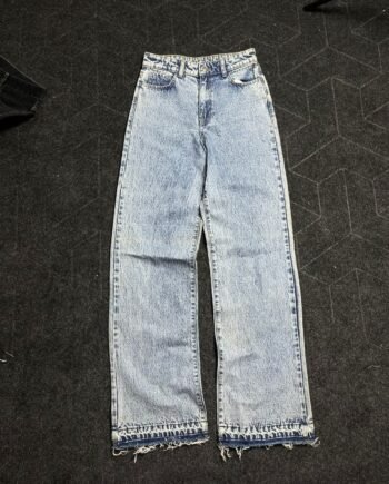 Low Rise Wide Leg Washed Baggy