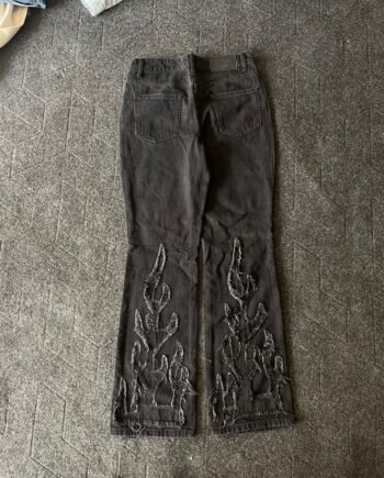 Vintage Flared Fire Baggy Denim So Rare