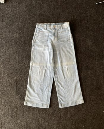 Vintage Washed Baggy Denim (Open Wide Leg)