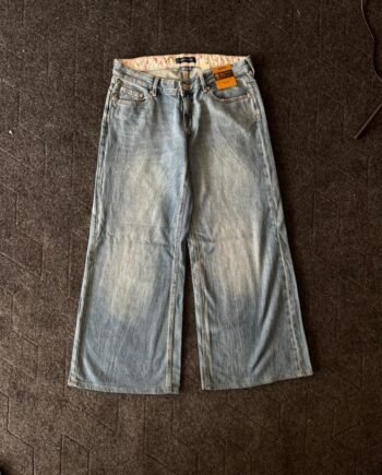 Vintage Washed Baggy Jeans Wide Leg