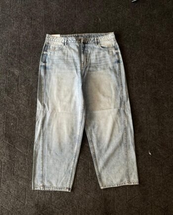 Vintage Washed Wide Leg Denim